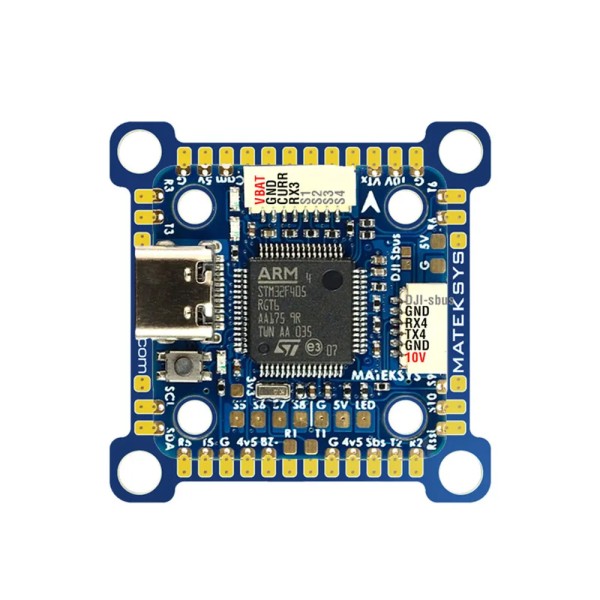 Sistema Matek originale F405-MINI Controller di volo integrato STM32F405RGT6 ICM42605 W/OSD BEC 10V per RC Racing Drone VTX